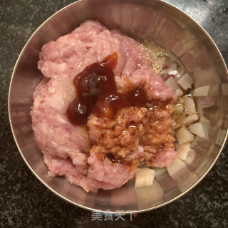干鱿蒸肉饼的做法步骤：4