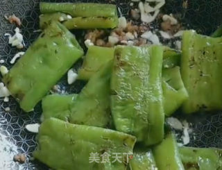 肉末虎皮尖椒的做法步骤：8
