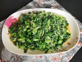 小白菜炒粉丝的做法步骤：9