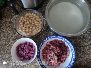 红豆花生紫薯粽的做法步骤：5