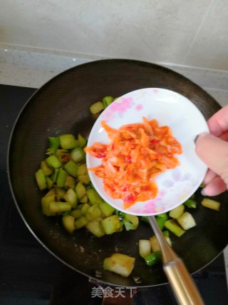 辣白菜风味茄子的做法步骤：6