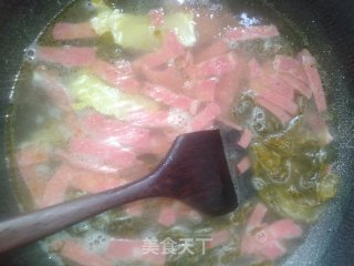 培根小白菜汤的做法步骤：4