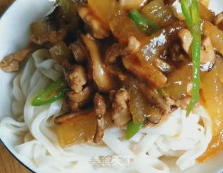 香菇冬瓜肉丝粉的做法步骤：8