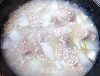 冬瓜薏米排骨汤的做法步骤：8
