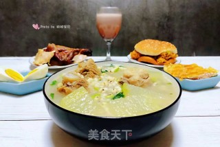 冬瓜薏米排骨汤的做法步骤：15