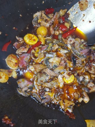 干锅鸡杂的做法步骤：7