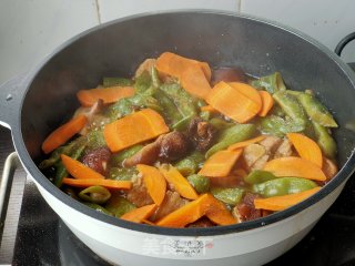 五花肉炖油豆的做法步骤：6