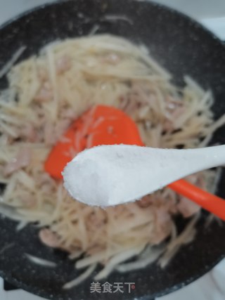 沙葛炒肉的做法步骤：6