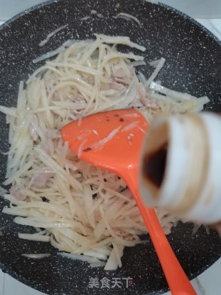 沙葛炒肉的做法步骤：7