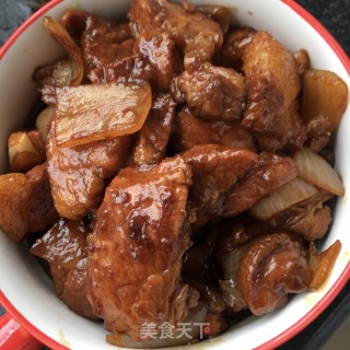 洋葱烧肉的做法步骤：17