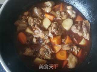 胡萝卜山药炖鸡腿的做法步骤：16