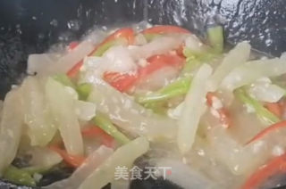 小炒冬瓜条的做法步骤：7