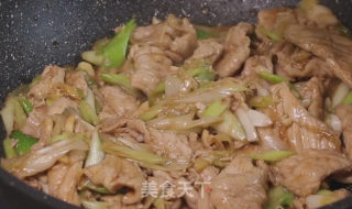 葱爆肉片的做法步骤：6