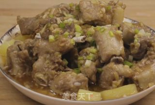 薯仔蒸排骨的做法步骤：6
