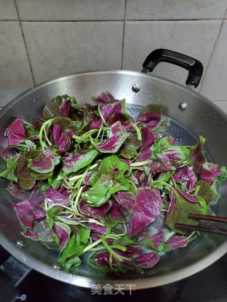 肉丝红苋菜汤的做法步骤：6