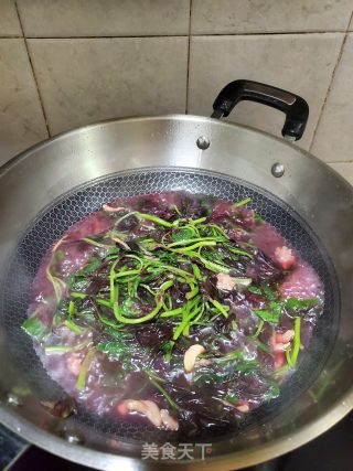肉丝红苋菜汤的做法步骤：7