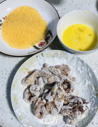 小酥肉#荤菜#的做法步骤：3
