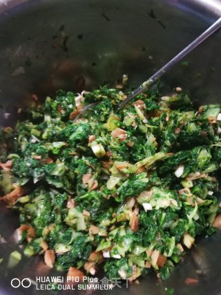 松茸小白菜蒸饺的做法步骤：5