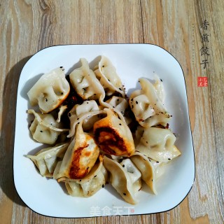 香煎饺子的做法步骤：5