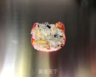 火腿蔬菜饭团的做法步骤：12