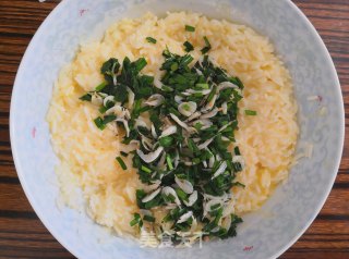 韭菜蛋炒饭的做法步骤：5