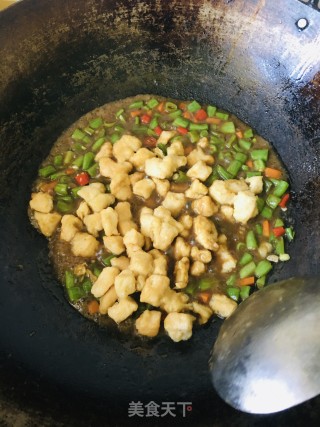 鸡丁炒豆角的做法步骤：9