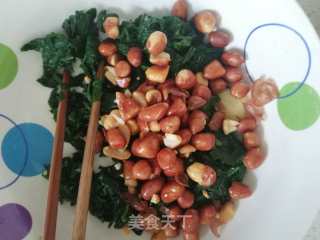 花生米拌红薯叶的做法步骤：5