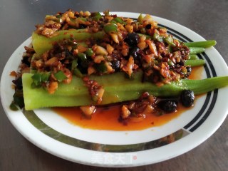 蒜蓉秋葵的做法步骤：7