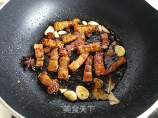 西瓜皮炖肉的做法步骤：7