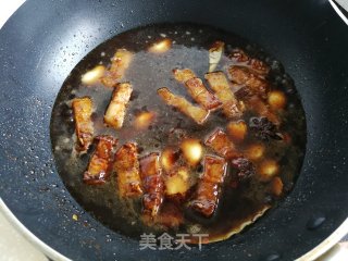 西瓜皮炖肉的做法步骤：8