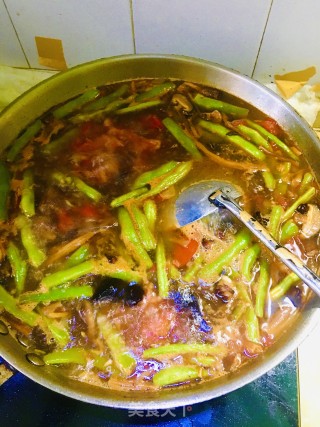 香菇牛肉扯面的做法步骤：8