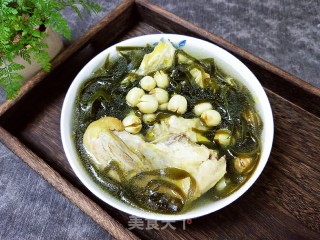 莲子海带鸡骨汤的做法步骤：8
