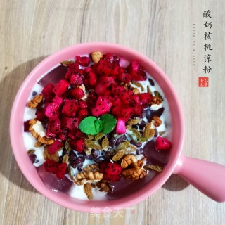 酸奶核桃凉粉的做法步骤：10