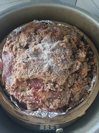 粉蒸牛肉的做法步骤：12