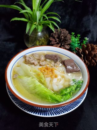 瘦肉鸭血河粉的做法步骤：11