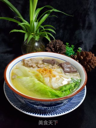 瘦肉鸭血河粉的做法步骤：12