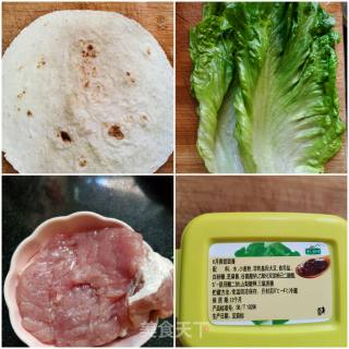 牛肉生菜卷饼的做法步骤：1