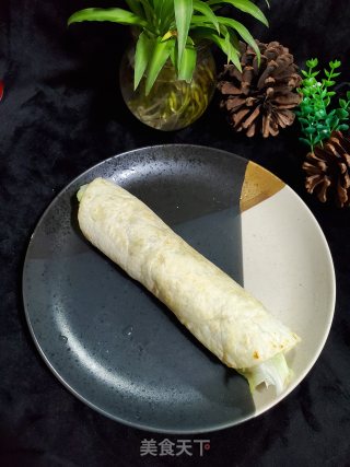 牛肉生菜卷饼的做法步骤：9