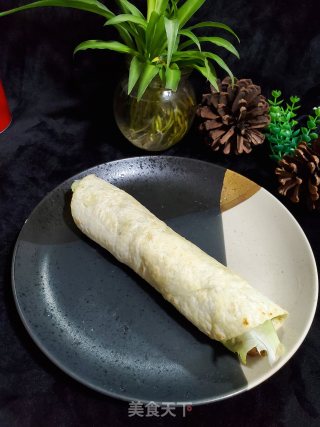 牛肉生菜卷饼的做法步骤：10