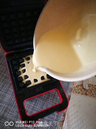 椰奶华夫饼的做法步骤：8