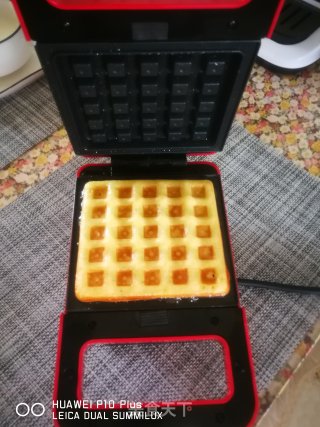 椰奶华夫饼的做法步骤：10