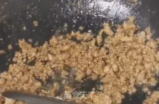橄榄菜肉末炒四季豆的做法步骤：4