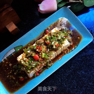响油浇汁豆腐的做法步骤：9