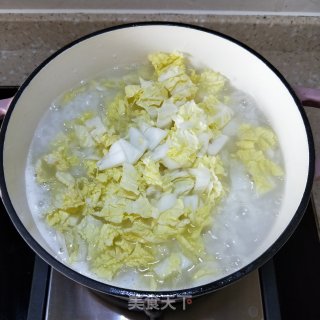 瑶柱白菜粥的做法步骤：10
