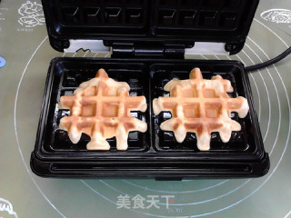 花生酱华夫饼的做法步骤：8