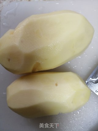 孜然土豆丁的做法步骤：1