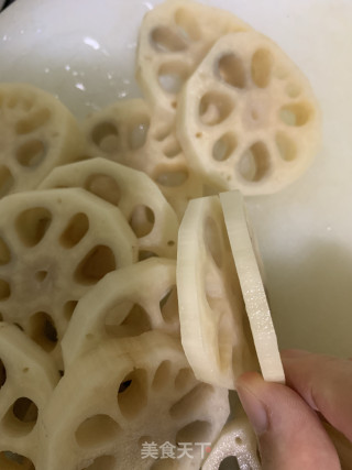 炸藕夹的做法步骤：1