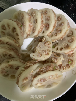 炸藕夹的做法步骤：3