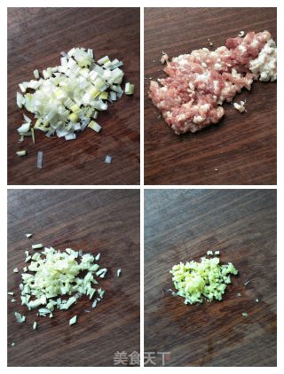 味噌肉末莲藕的做法步骤：4