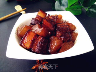 五花肉烩冬瓜的做法步骤：9